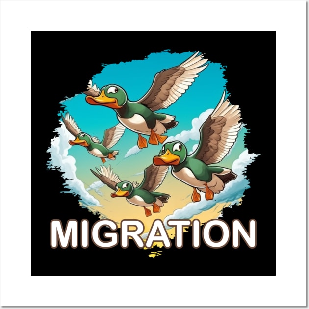 Migration Wall Art by Pixy Official